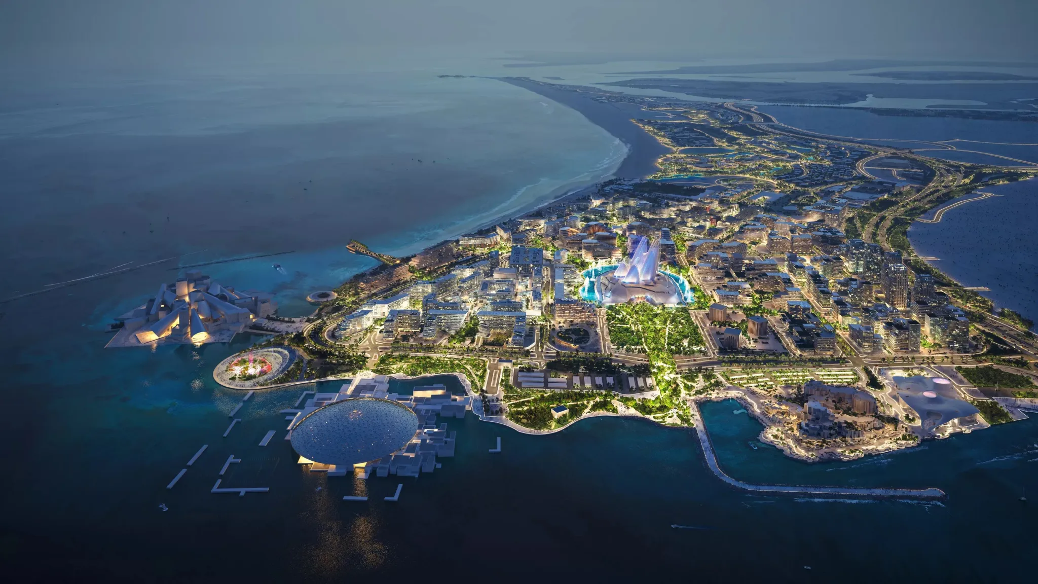 Saadiyat Cultural District, Abu Dhabi. Photo: Department of Culture and Tourism – Abu Dhabi/Frieze.